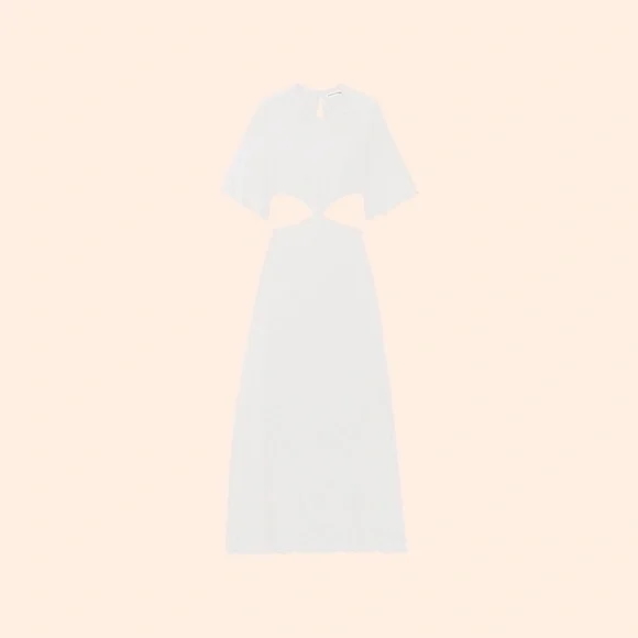 1hr Sale Reformation Tory Dress (Ivory)